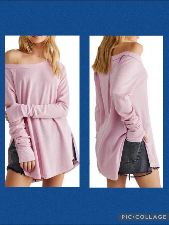 Free People Tops - NWT Free People We The Free Snowy Thermal Long Sleeve Top